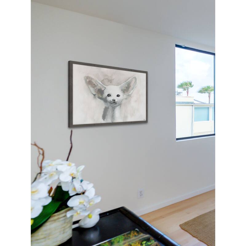 'I Hear U' Framed Painting Print