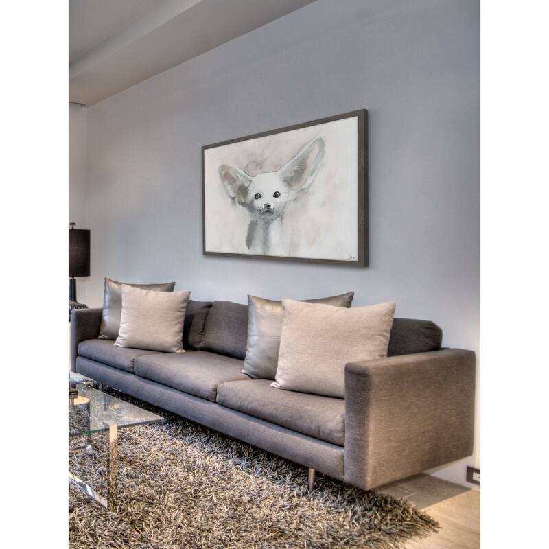'I Hear U' Framed Painting Print