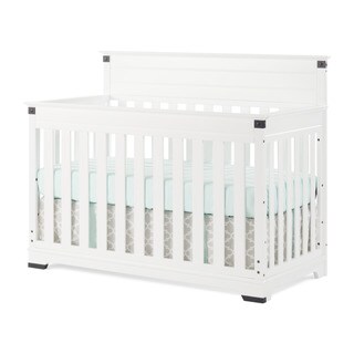 Child Craft Redmond 4-in-1 Matte White Wood Convertible Crib