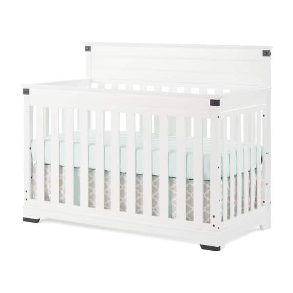 slide 2 of 7, Child Craft Redmond 4-in-1 Matte White Wood Convertible Crib