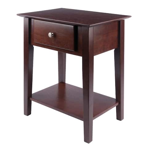 Shaker Walnut Wood Night Stand End Table By Comparison On Dining