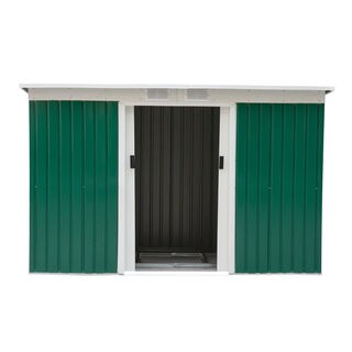 Garden Sheds 9 X 5 outsunny metal 8.5 'x 5' outdoor garden storage shed with firewood Garden Sheds 9 X 5 outsunny metal 8.5 'x 5' outdoor garden storage shed with firewood