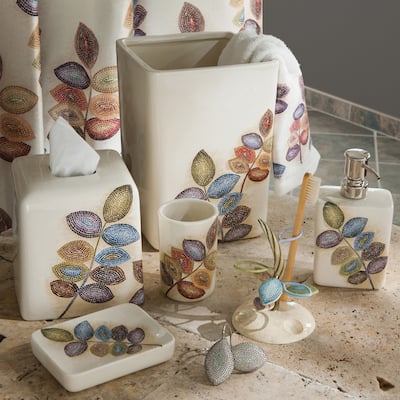 Croscill Mosaic Leaves Bath Collection