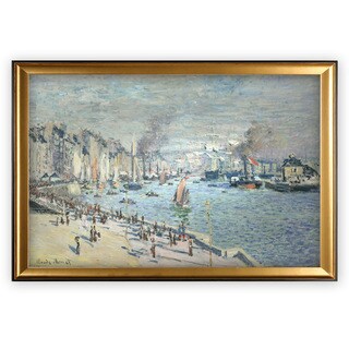 Old-Outer-Harbor -Claude Monet - Gold Frame - Bed Bath & Beyond - 15390823