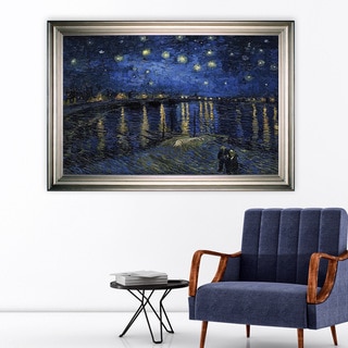 Over-the-Rhone -Claude Monet -Silver Frame