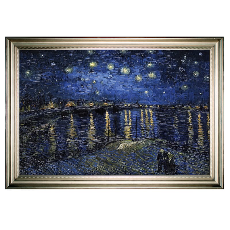 Over-the-Rhone -Claude Monet -Silver Frame