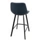 preview thumbnail 6 of 19, Outlaw Industrial Counter Stool in Metal and Faux Leather (Set of 2)