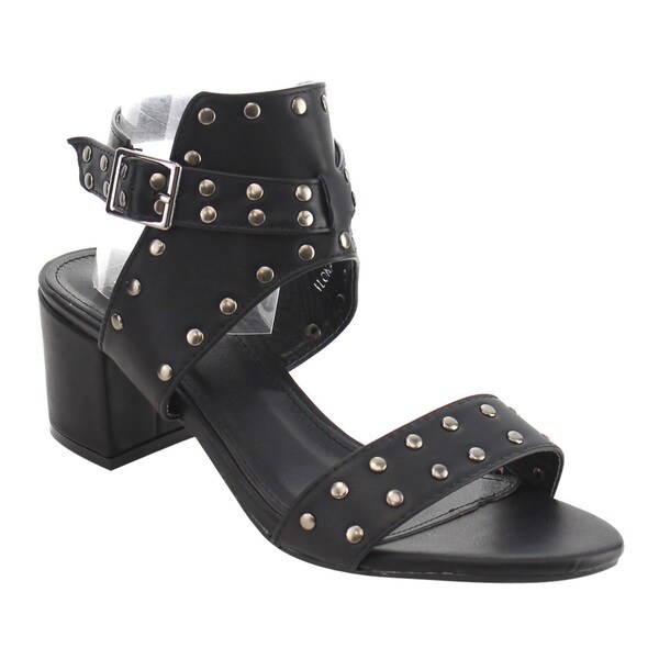 small black block heels