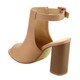 Shop Beston FH22 Womens Peep Toe Slingback Block Heel 