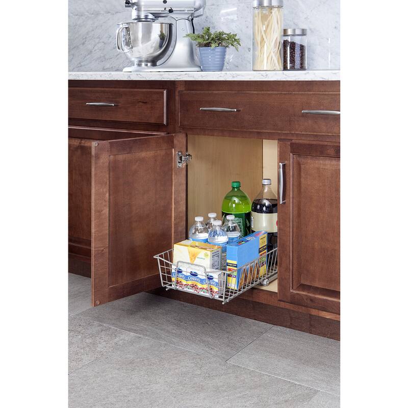 ClosetMaid Nickel-finished Steel Pull-out Cabinet Organizer