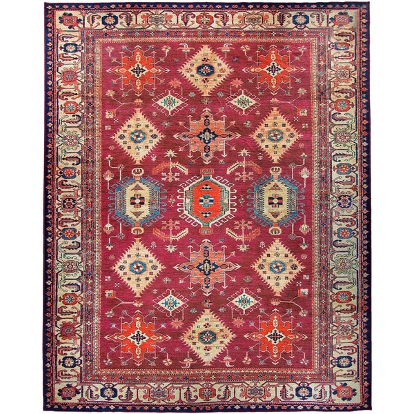 RUGGABLE Washable Stain Resistant Pet Area Rug Noor Ruby 8' x 10' Overstock 15409476