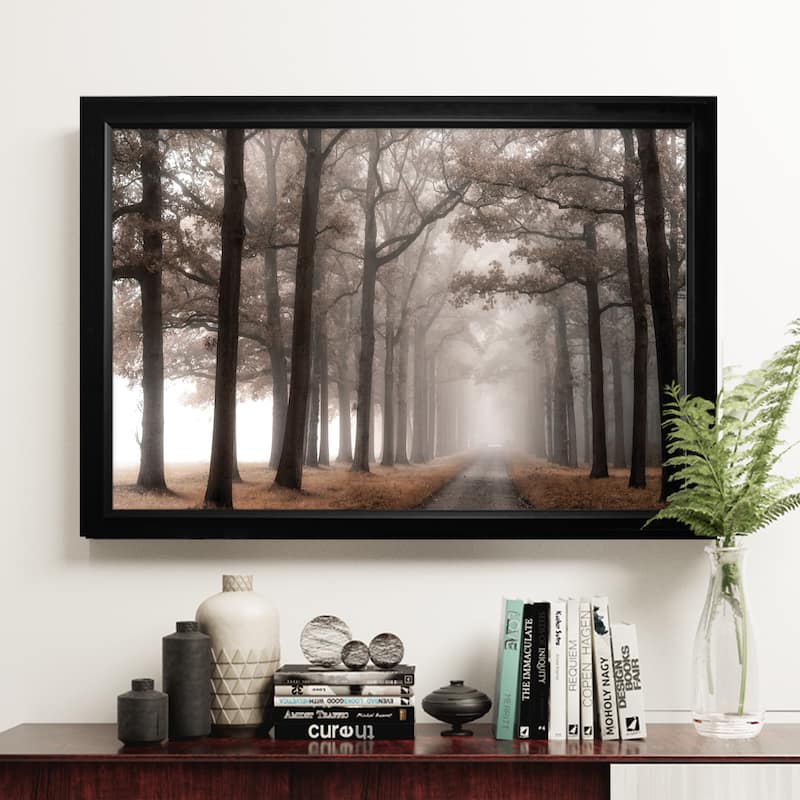 Misty Road - Black Frame