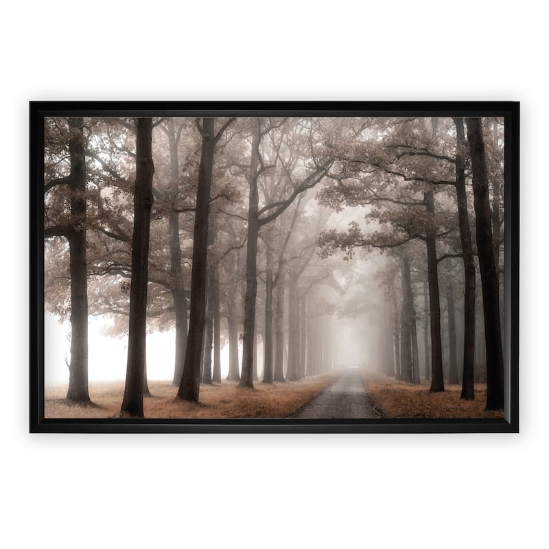 Misty Road - Black Frame