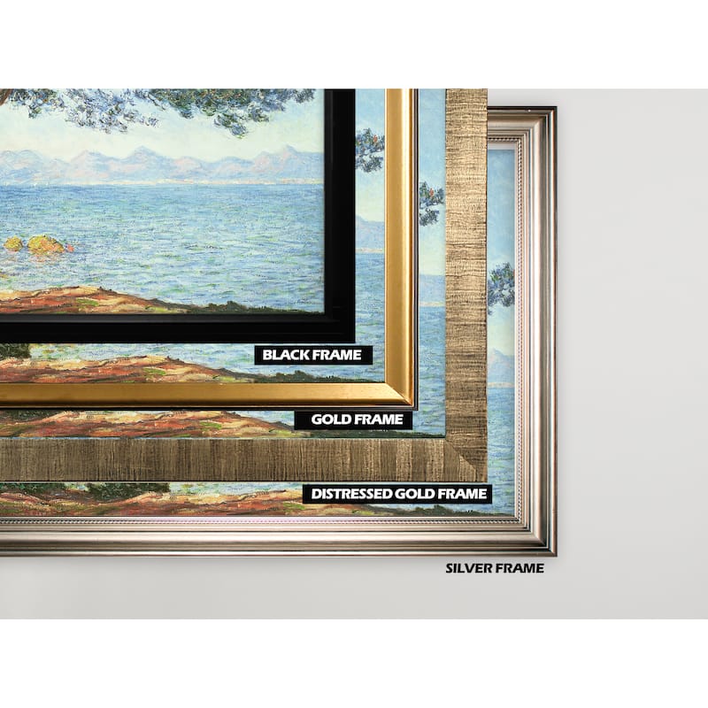 Esterel-Mountains -Claude Monet - Gold Frame
