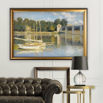 The-Bridge -Claude Monet - Gold Frame