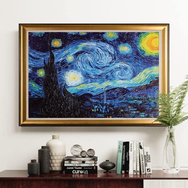 Starry Night - Gold Frame - Bed Bath & Beyond - 15410378