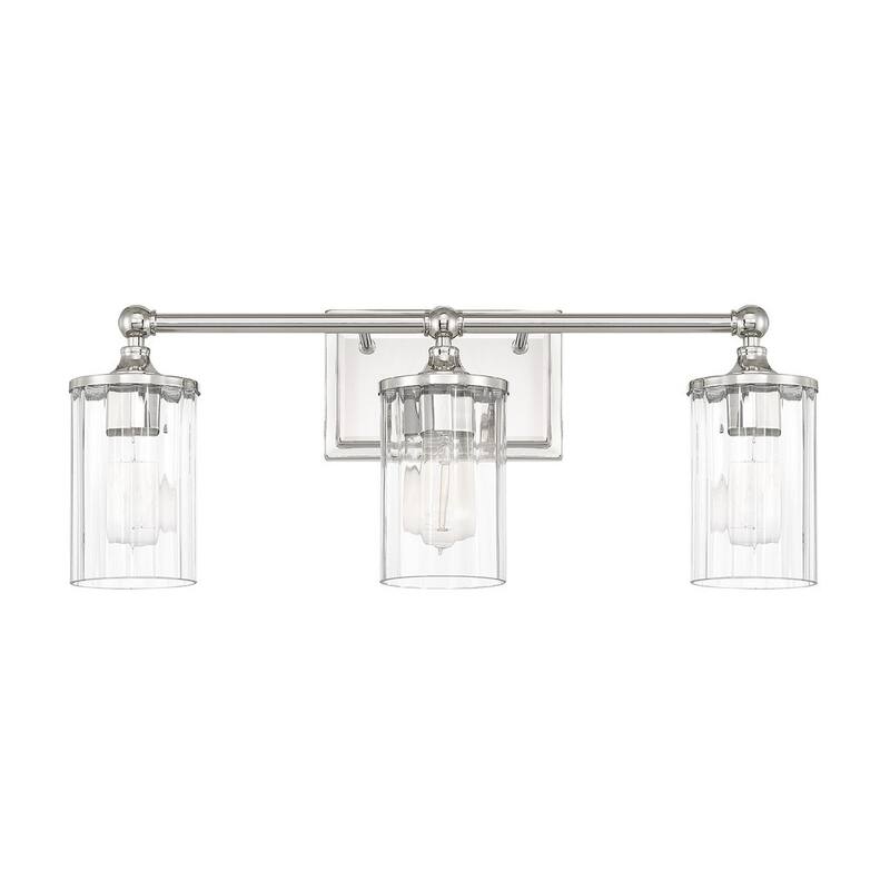 Camden 3-light Polished Nickel Bath Fixture