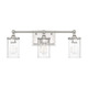 preview thumbnail 2 of 0, Camden 3-light Polished Nickel Bath Fixture
