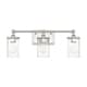 preview thumbnail 1 of 0, Camden 3-light Polished Nickel Bath Fixture