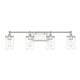 preview thumbnail 2 of 0, Camden 4-light Polished Nickel Bath/Vanity Fixture