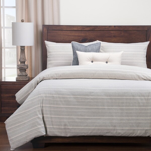 Siscovers Luxury Cotton-blend Sunwashed Slate Down Alt Duvet Cover Set