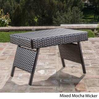 Thira Wicker Table Christopher Knight Home