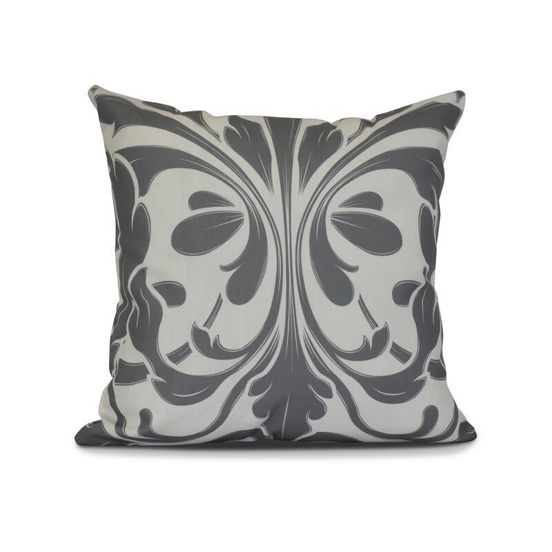 British Colonial, Geometric Print Outdoor Pillow