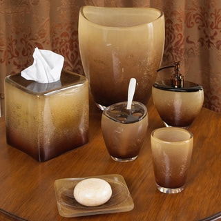 Brown Bathroom Accessories The Best Deals For Sep 2017 Croscill Aquarius Bath Collection