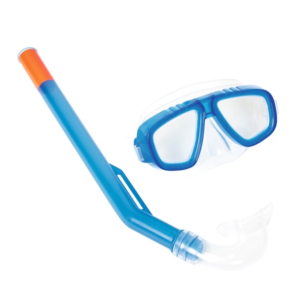 Blue Hydro-Splash FunDive Mask and Snorkel Set