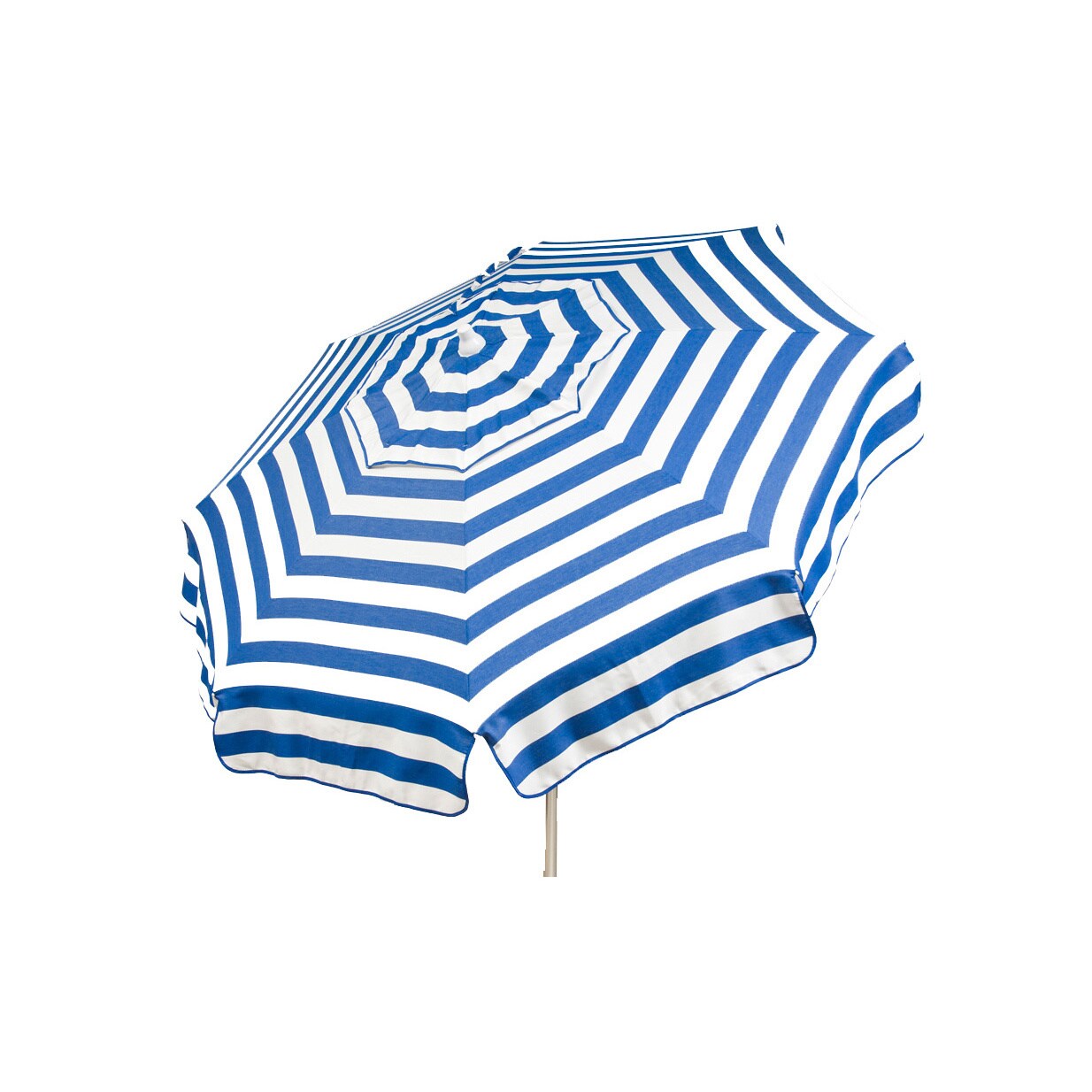 Shop Black Friday Deals On Destinationgear Italian 7 5 Ft Blue And White Patio Umbrella Overstock 15435062