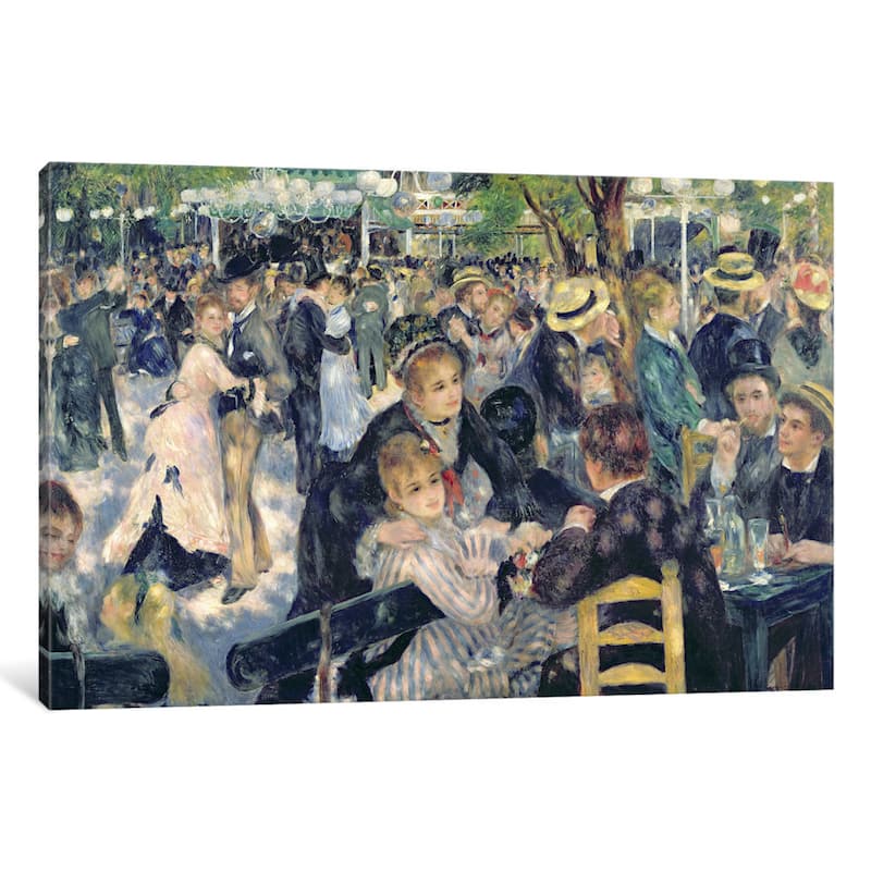 iCanvas 'Ball at the Moulin de la Galette, 1876 ' by Pierre-Auguste Renoir Canvas Print