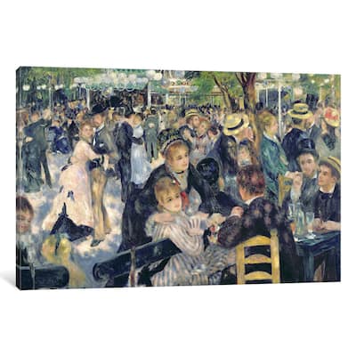 iCanvas 'Ball at the Moulin de la Galette, 1876 ' by Pierre-Auguste Renoir Canvas Print