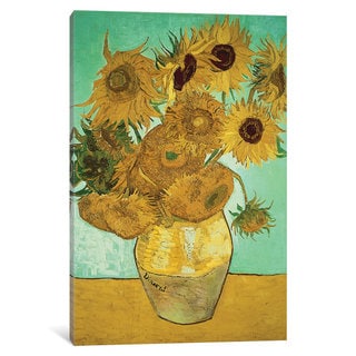 Shop Icanvas Sunflowers 1888 By Vincent Van Gogh Canvas Print