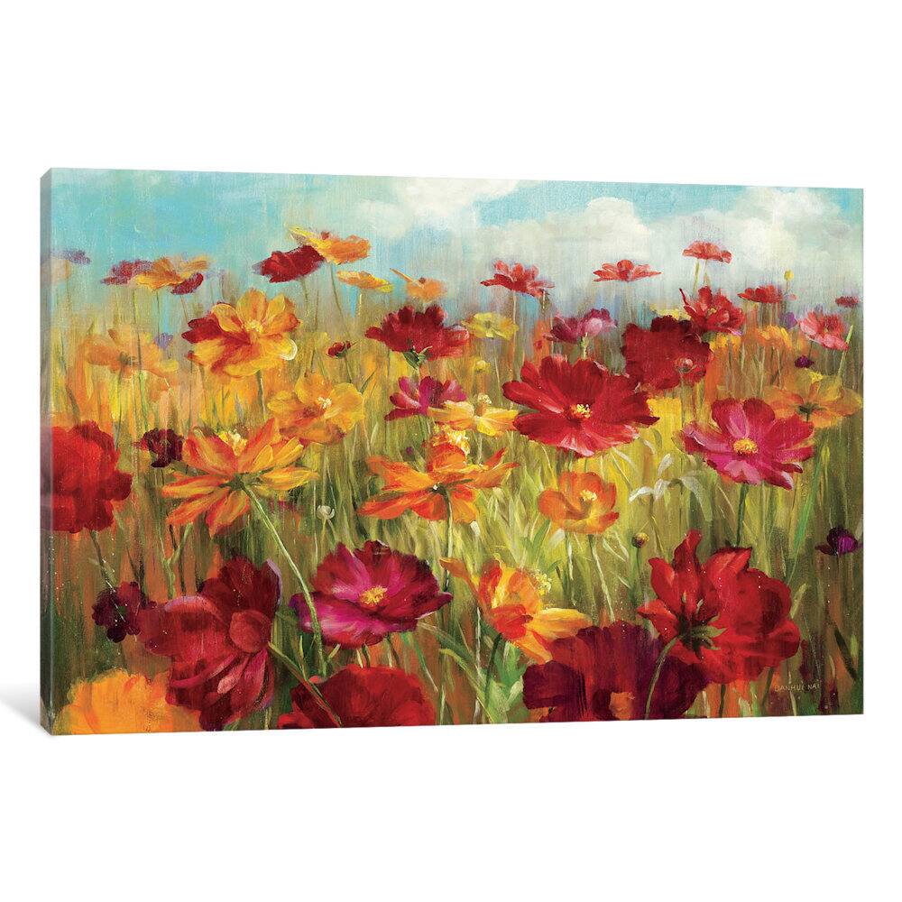 iCanvas 'Cosmos in the Field' by Danhui Nai Canvas Print
