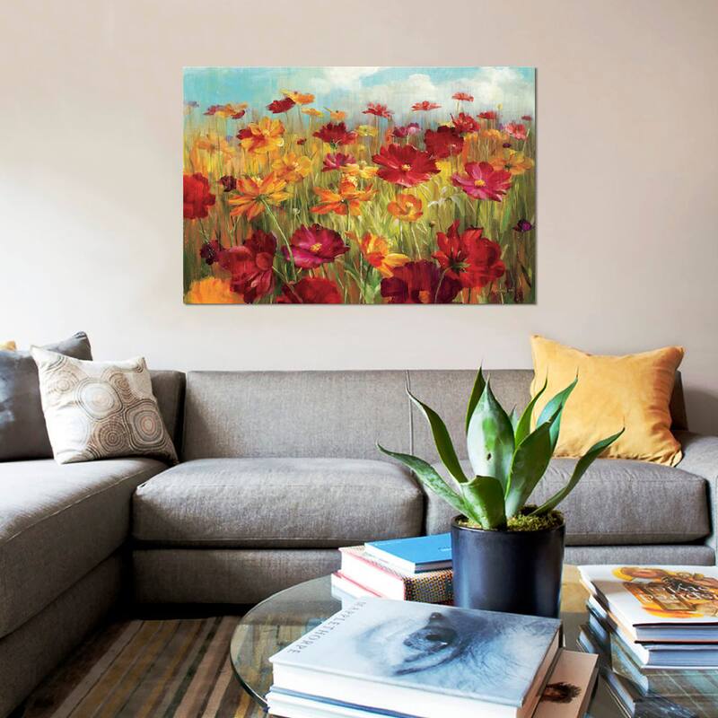 iCanvas 'Cosmos in the Field' by Danhui Nai Canvas Print
