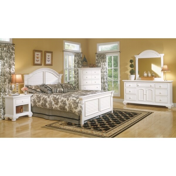 Beachcrest Eggshell White 6-piece Bedroom Set by Greyson Living