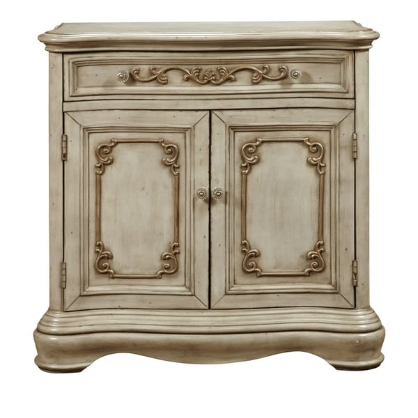 Esprit Weathered White Hall Chest