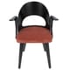 preview thumbnail 21 of 21, Carson Carrington Kansta Espresso & Velvet Mid-century Modern Dining Table