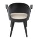 preview thumbnail 12 of 21, Carson Carrington Kansta Espresso & Velvet Mid-century Modern Dining Table