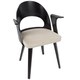 preview thumbnail 9 of 21, Carson Carrington Kansta Espresso & Velvet Mid-century Modern Dining Table