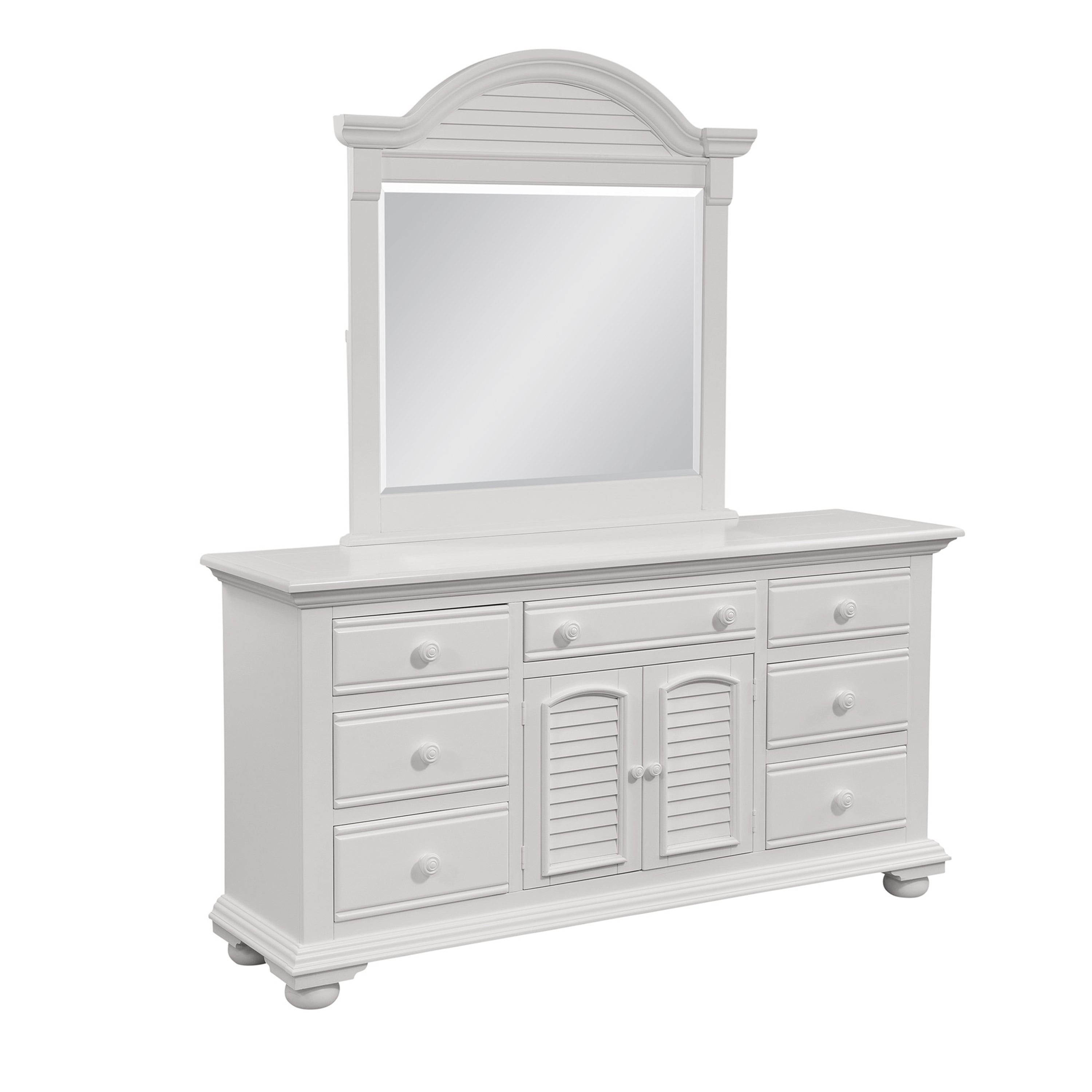 Shop Beachcrest Triple Dresser And Optional Dressing Mirror By
