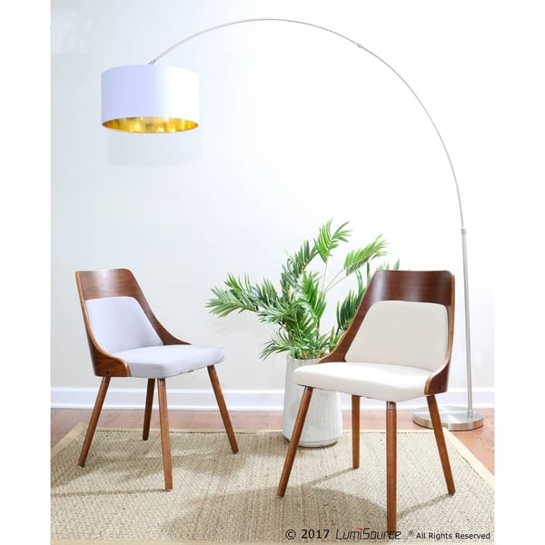 slide 1 of 17, Carson Carrington Vallemala Walnut and Fabric Dining Chair - N/A