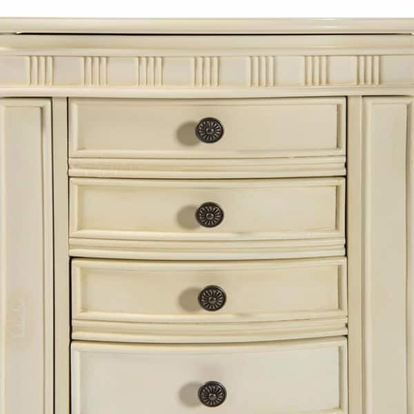 Powell Murphy Cream Jewelry Armoire Bed Bath & Beyond 15436949