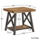 Bryson Rustic X-Base Accent Tables by iNSPIRE Q Classic - Thumbnail 18