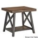 Bryson Rustic X-Base Accent Tables by iNSPIRE Q Classic - Thumbnail 7