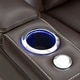 preview thumbnail 6 of 6, Seatcraft Republic Brown Leather Home Theater Power Recline Sofa