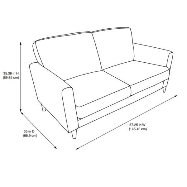 Avenue Greene Rana Loveseat Sofa