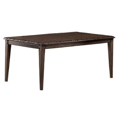 Hillsdale Furniture Lorient Washed Charcoal Grey Finish Rectangle Dining Table