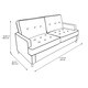 Dorel Living Marley Grey Sofa - Thumbnail 8