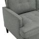 Dorel Living Marley Grey Sofa - Thumbnail 4